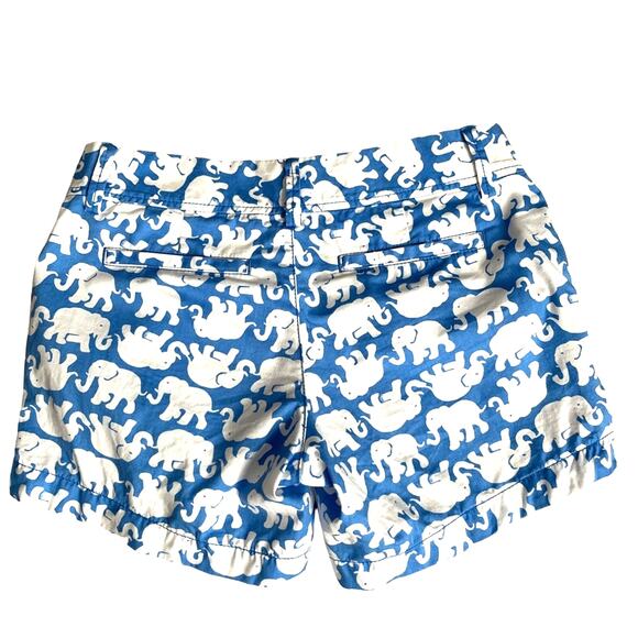 Lilly Pulitzer The Callahan 5” Short Tusk In The Sun Blue White Size 0 - Picture 3 of 6